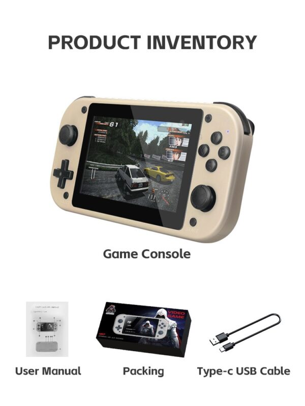 M17 handheld game console 3D home TV game console PSP arcade 4K HD PS1 handheld console - immagine 2